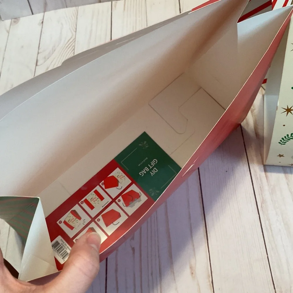 👗🛍️DIY Christmas gift boxes w handle🛍️